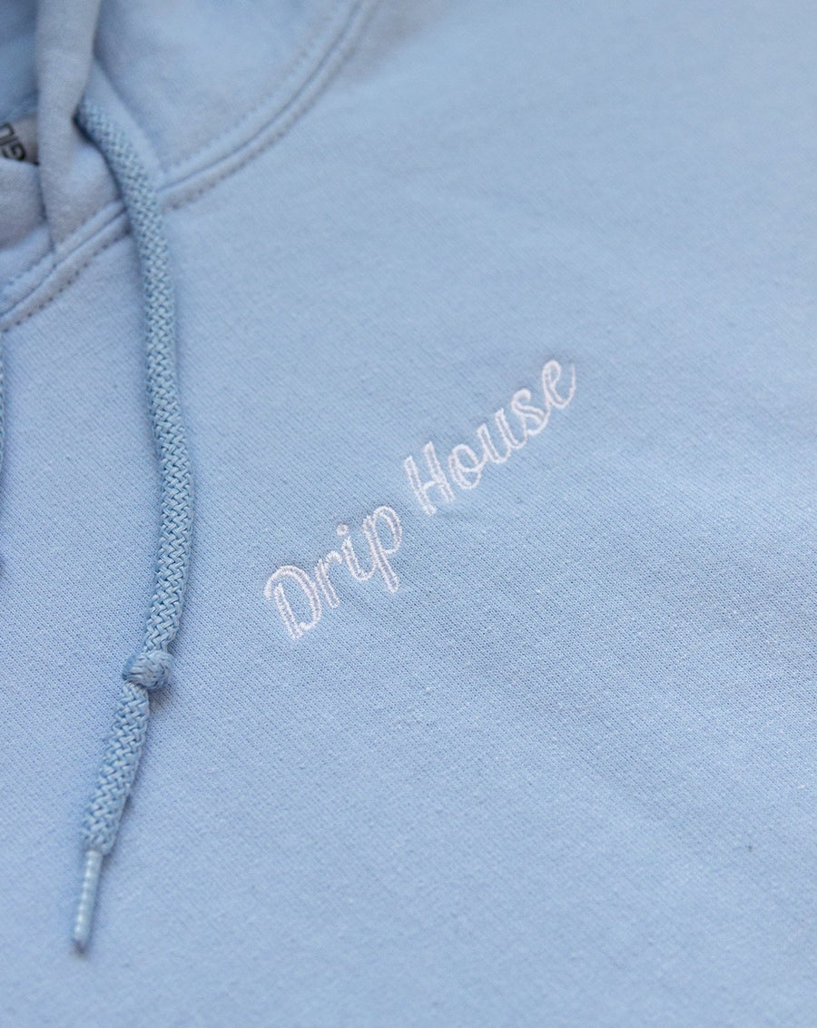 Baby Blue Graphic Hoodie