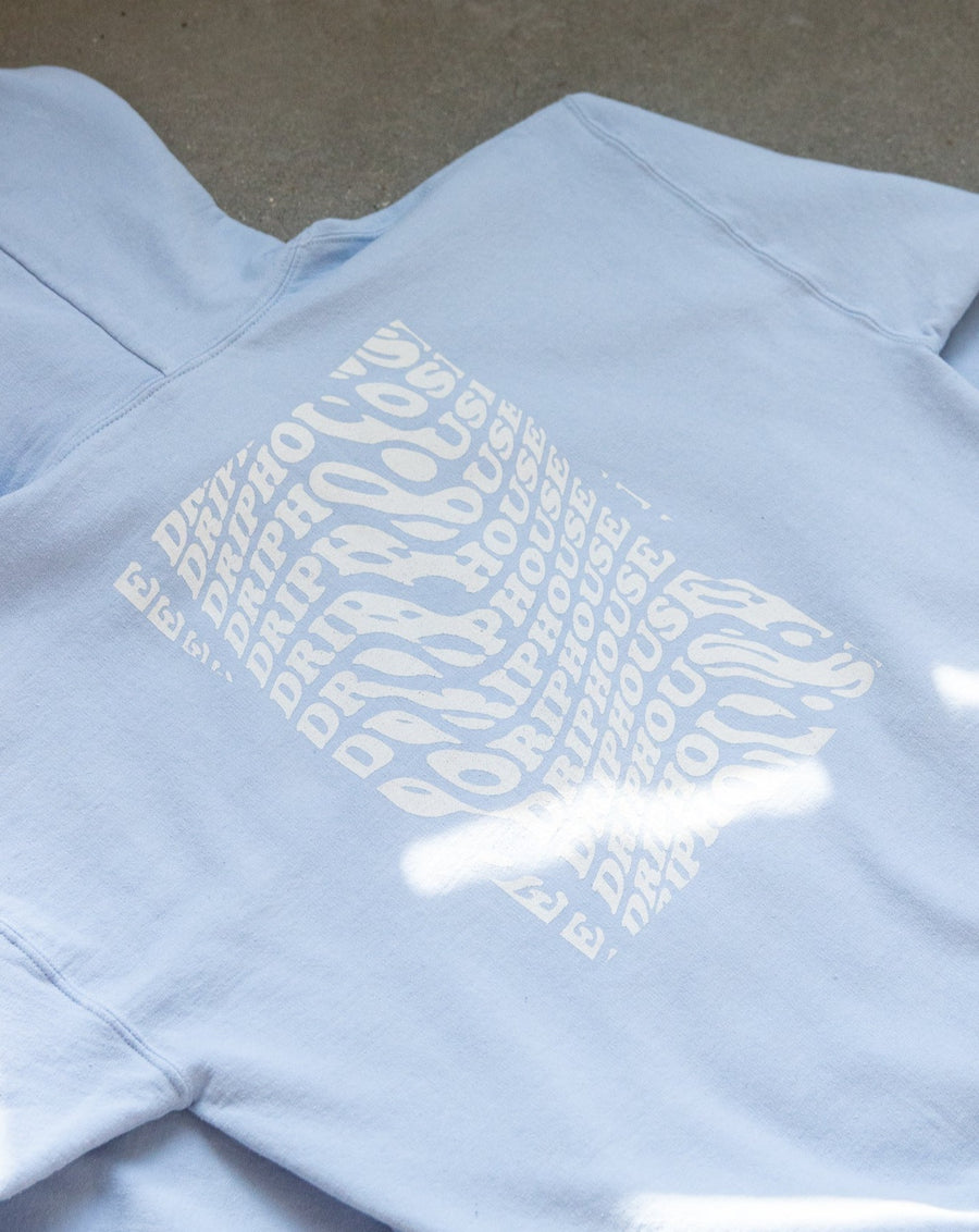 Baby Blue Graphic Hoodie
