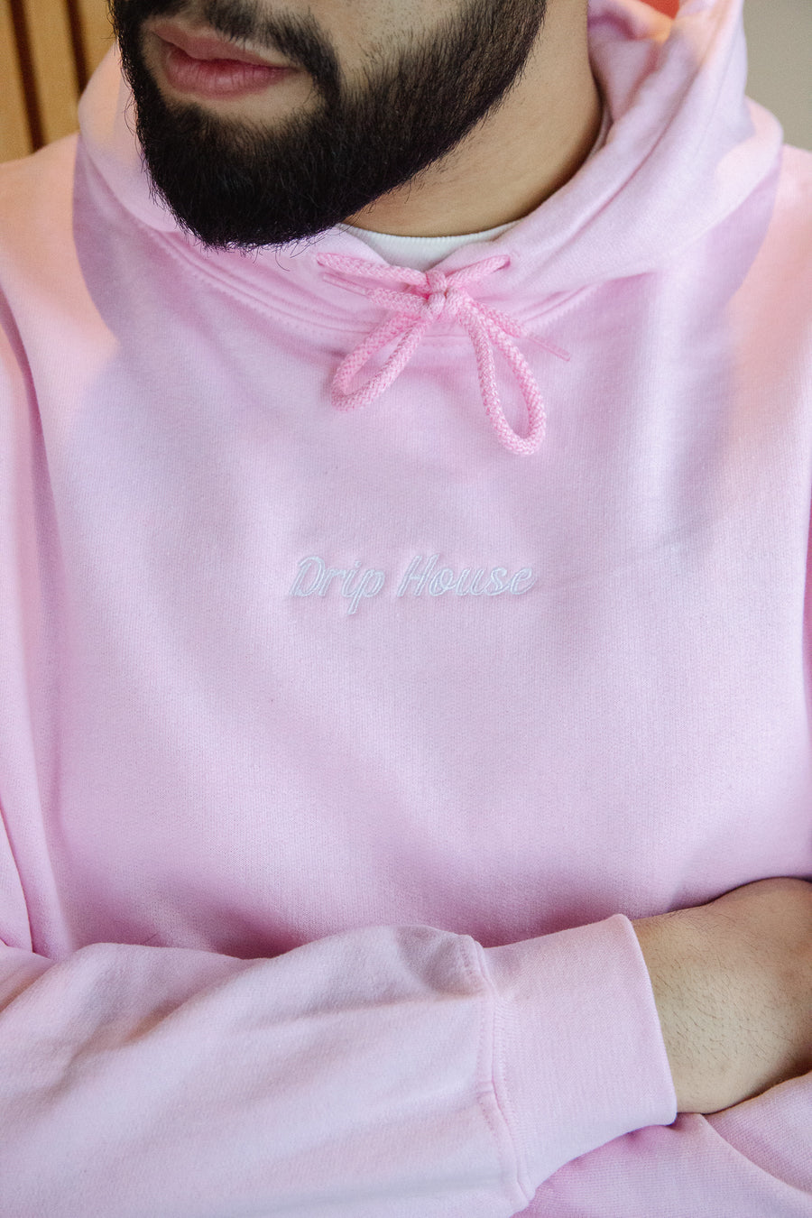 Baby Pink Graphic Hoodie